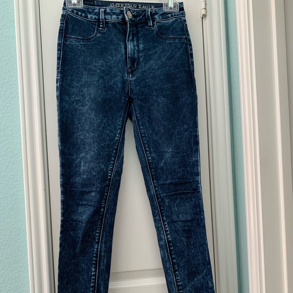 American Eagle Sky High Jeggings in Size 0 Short